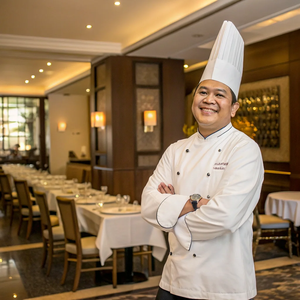 Assistant chef portrait