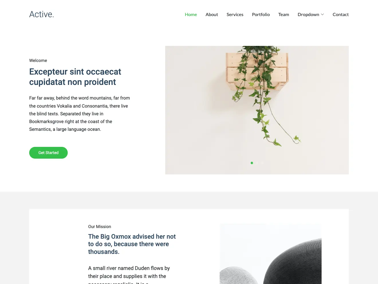 Active - Clean Bootstrap Template