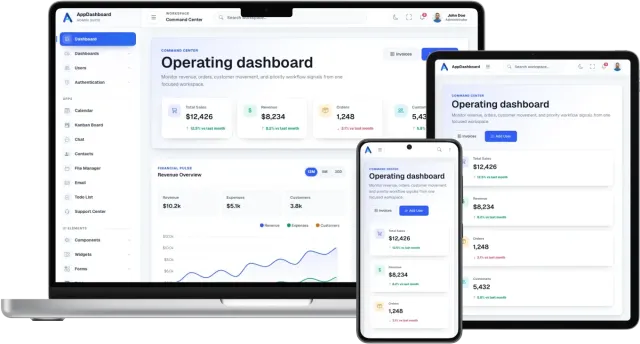 AppDashboard - Bootstrap Admin Dashboard Template