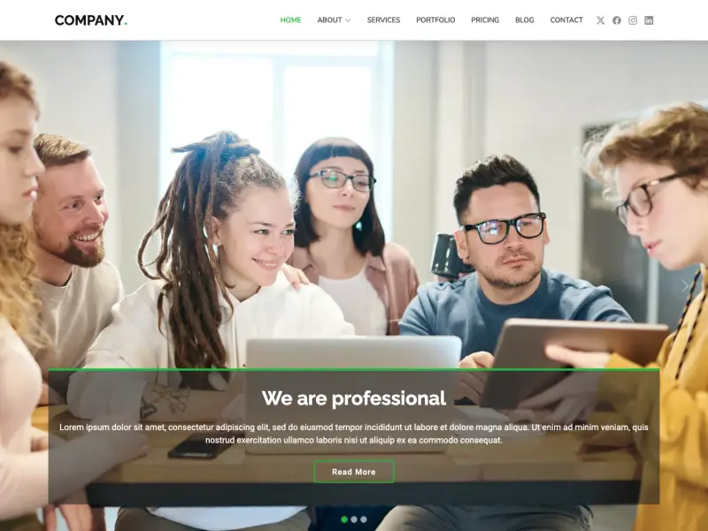 Impact - Bootstrap Business Website Template