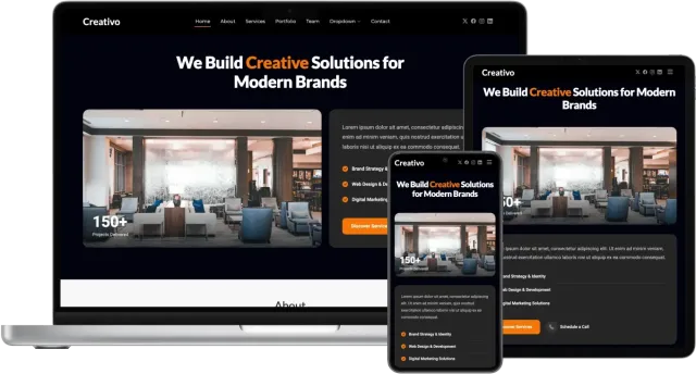 Creativo - Agency Template for Creative Studios and Marketing