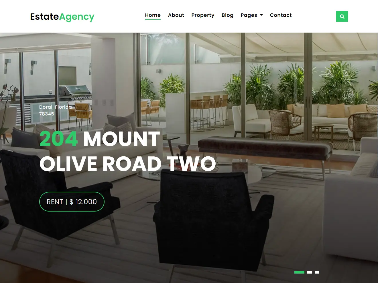EstateAgency - Bootstrap Real Estate Website Template