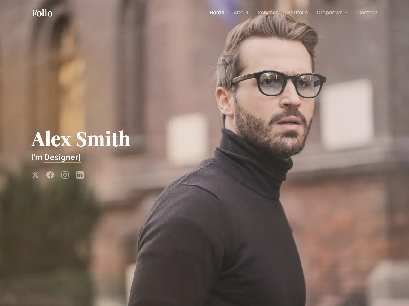 Folio Bootstrap Portfolio Template