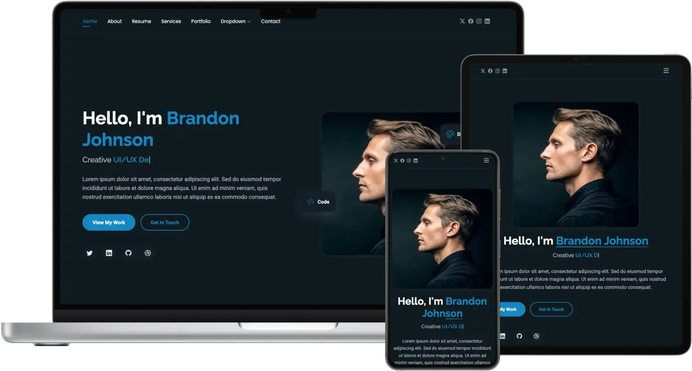 FolioOne - Clean Portfolio Bootstrap Template