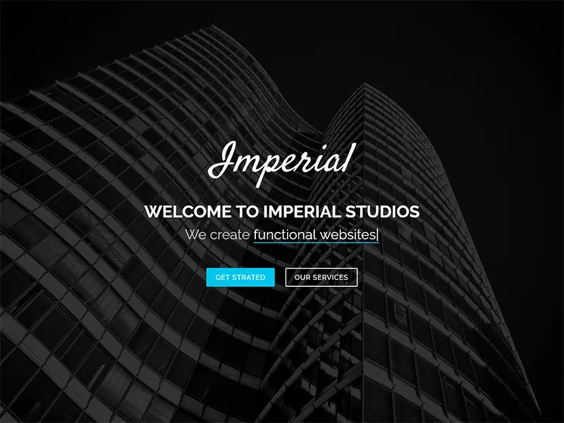 Imperial - Free Onepage Bootstrap Theme
