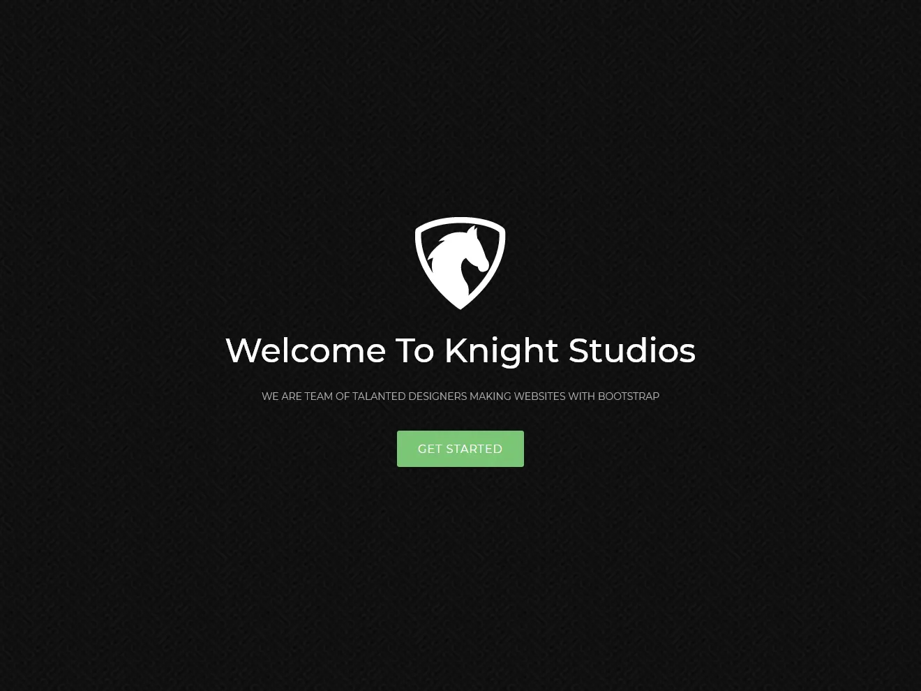 Knight - Free Creative Bootstrap Theme