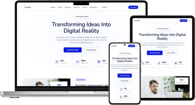 Landio - Landing Page Template for Effective Online Campaigns