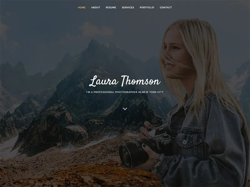 Laura - Free Creative Bootstrap Template