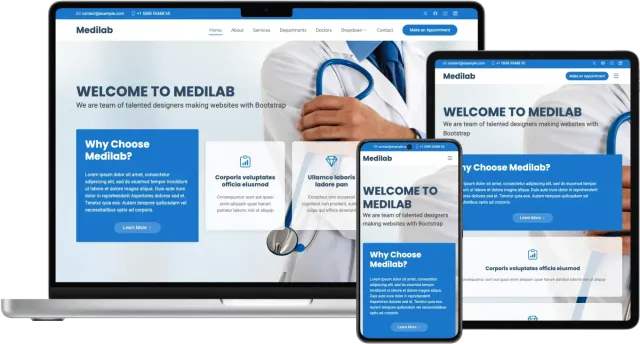 Free Bootstrap Medical Website Templates | BootstrapMade