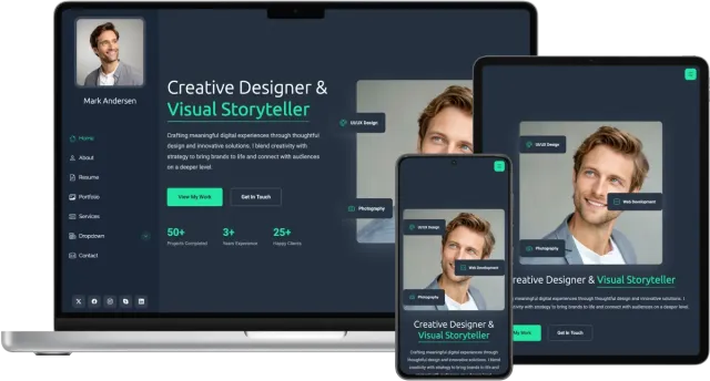 MyPage - Personal Poerfolio Website Template