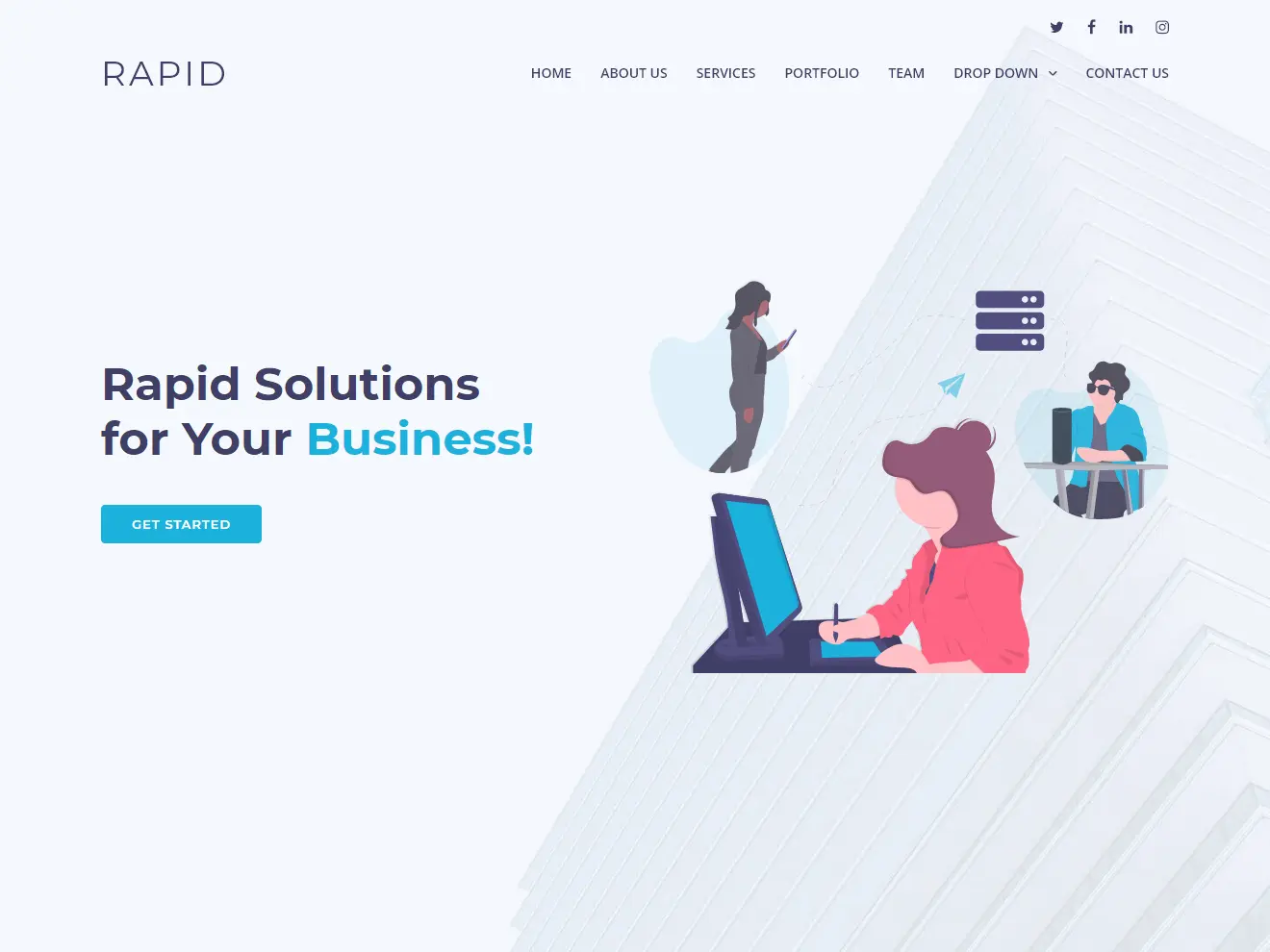 Rapid - Multipurpose Bootstrap Business Template