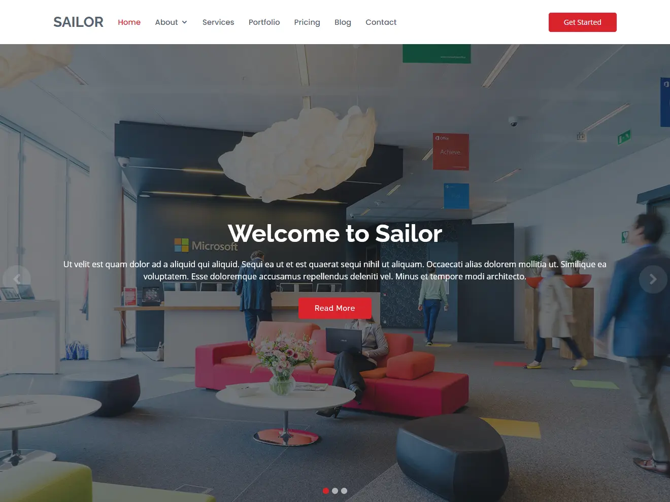 Sailor - Bootstrap Business Template