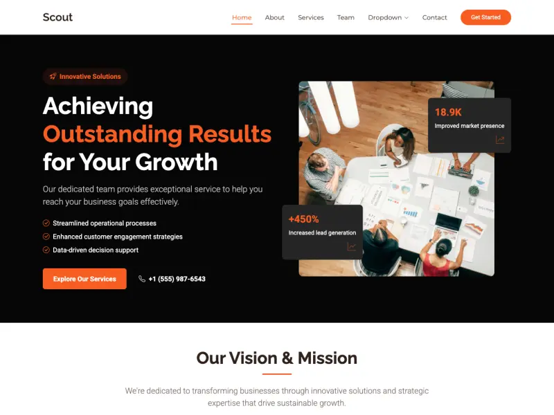 Scout - Multipurpose Bootstrap Website Template