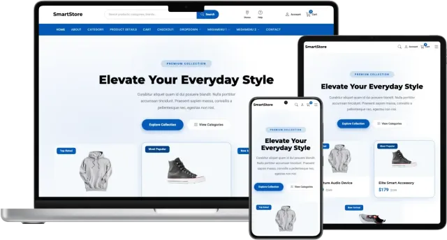 Smart Store - eCommerce Template for Modern Online Shops