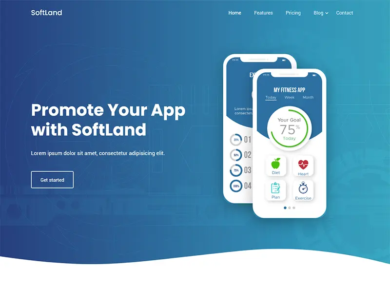SoftLand - Bootstrap App Landing Page Template