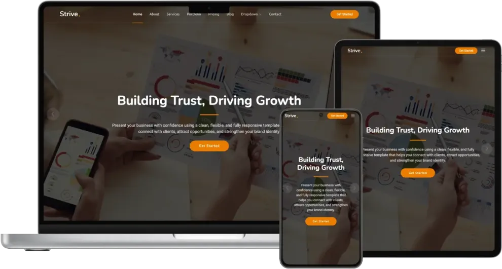 Strive - Professional Corporate Website Template