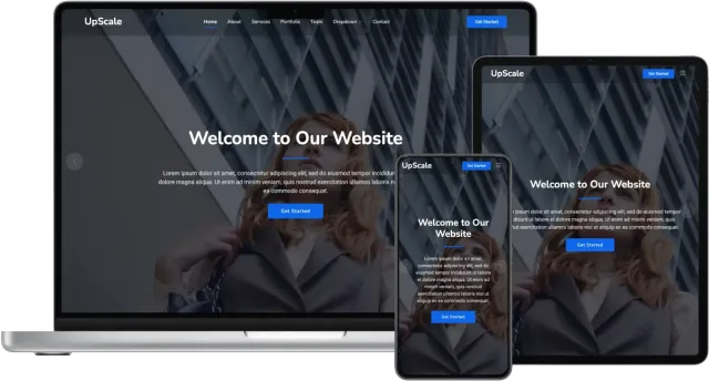 UpScale - Modern Business Website Template