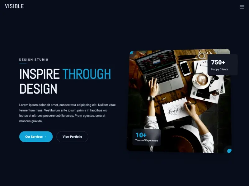 Visible - Creative Agency Bootstrap Template