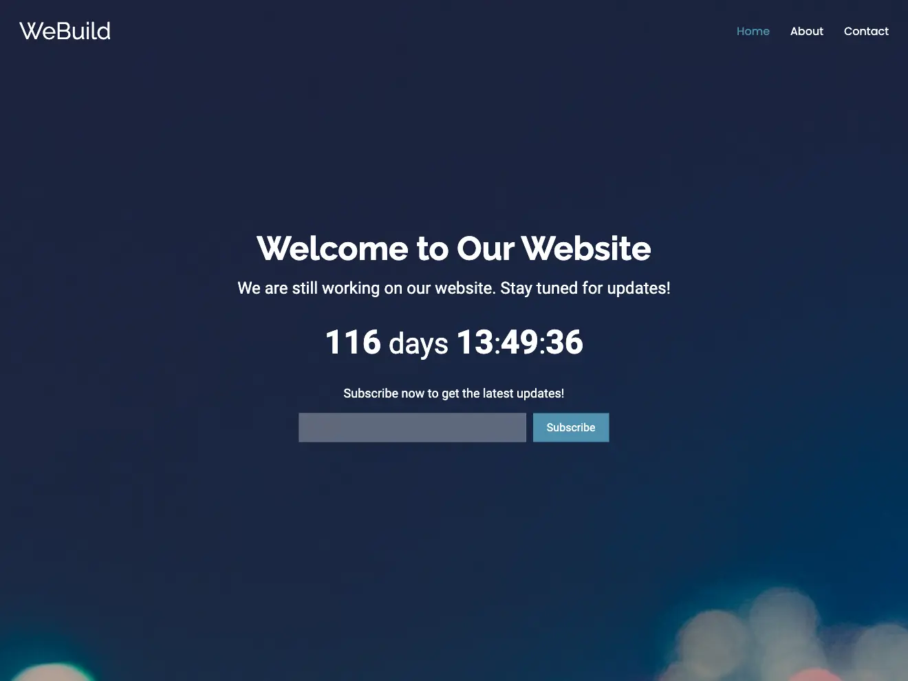 Free Bootstrap Coming Soon Template With Countdown BootstrapMade