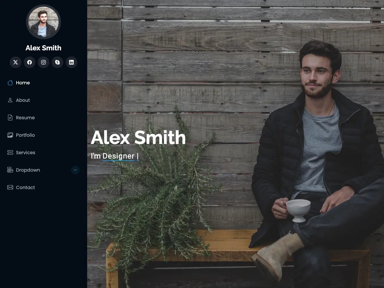 IPortfolio Bootstrap Portfolio Websites Template BootstrapMade